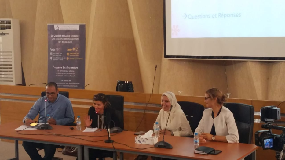 Nos intervenants lors du premier débat organisé le 22 septembre à Rabat